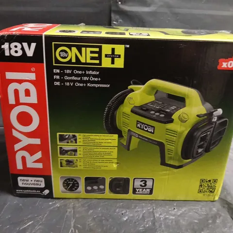RYOBI 18V ONE+ INFLATOR/DEFLATOR (R18I) – BOXED WITH MANUAL