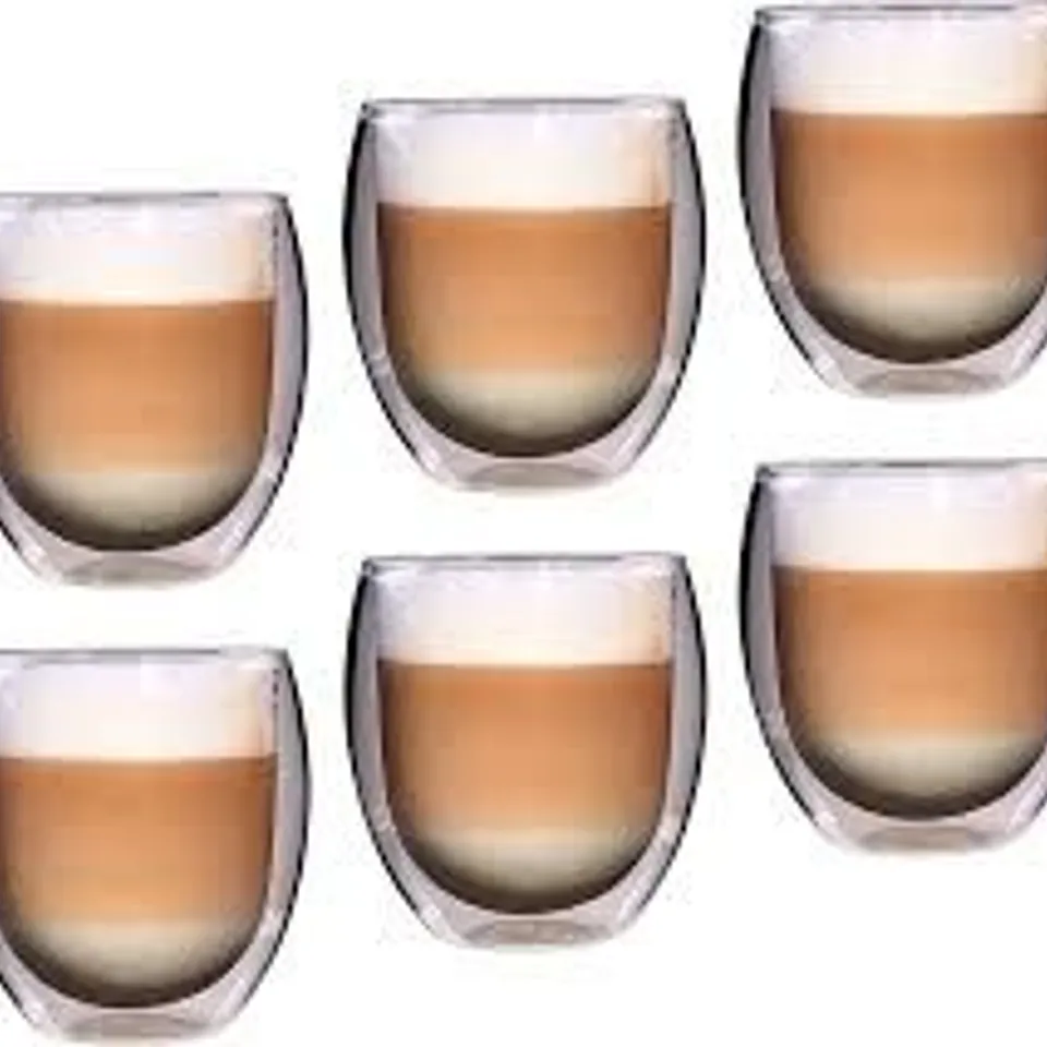 BOXED KLARSTEIN FEELINO RONDO 6 X 400ML DOUBLE WALL GLASSES