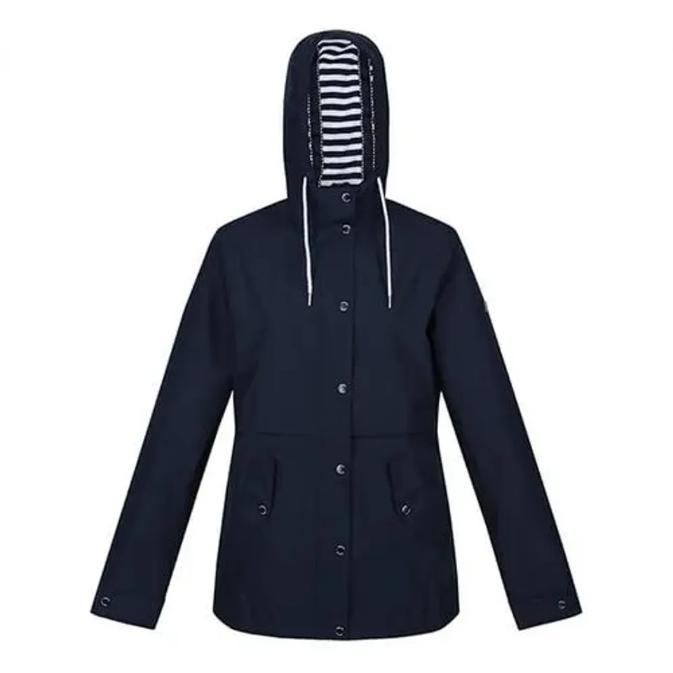 REGATTA WOMEN'S NAVY BAYLA WATERPROOF BREATHABLE JACKET COAT - SIZE 20