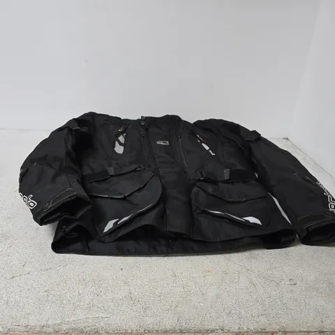 YORKMOTO MOTORCYCLE JACKET – BLACK, MEN'S, UK L