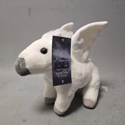 BMW PEGASUS PLUSCH HORSE WINGS UNICORN KIDS SOFT TOY