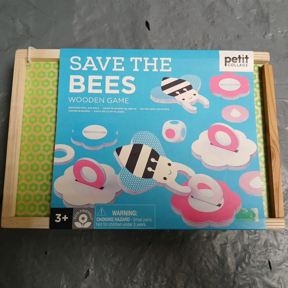 SAVE THE BEES WOODEN GAME