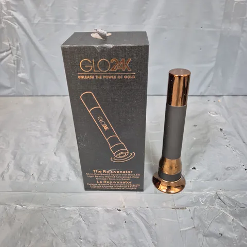 BOXED GLO24K THE REJUVINATOR ALL-IN-1 BEAUTY SYSTEM WAND