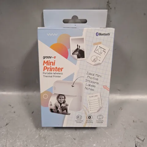 BOXED GROOVE BLUETOOTH MINI PRINTER 