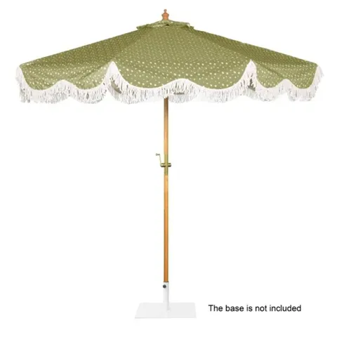 BOXED BOLERO SICILY ROUND GREEN MIX PARASOL (1 BOX)