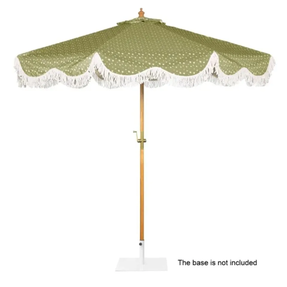BOXED BOLERO SICILY ROUND GREEN MIX PARASOL (1 BOX)