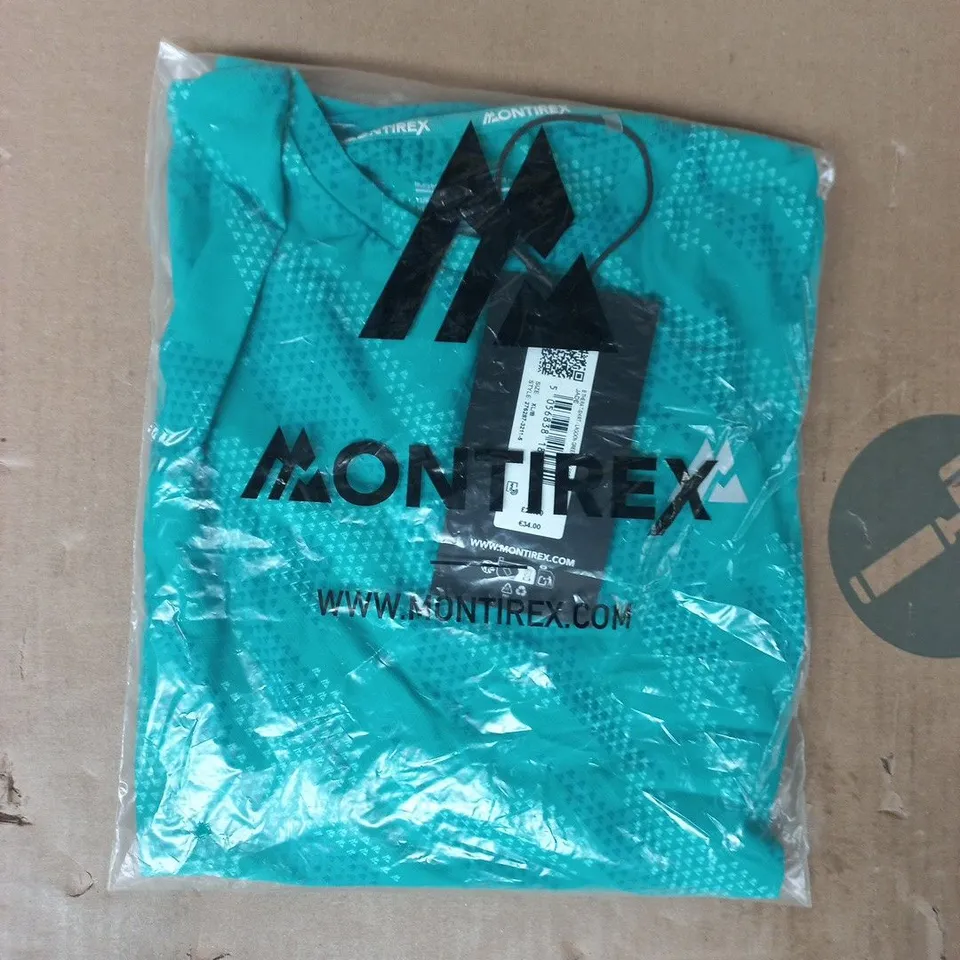 BAGGED MONTIREX B THERA T-SHIRT IN GREEN SIZE XL/B