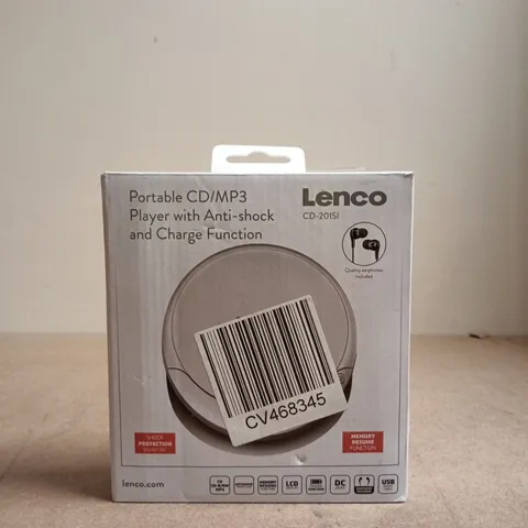 LENCO CD-201SI PORTABLE CD/MP3 PLAYER – BOXED