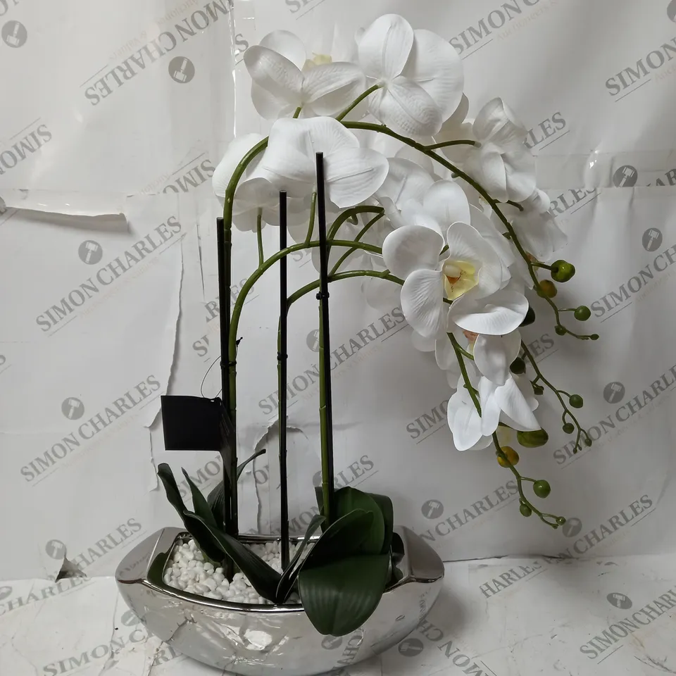 JM BY JULIEN MACDONALD 3 STEM REAL TOUCH FAUX ORCHID