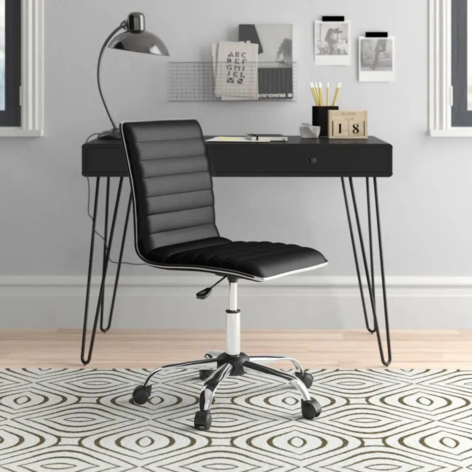 BOXED FARRAND DESK CHAIR WHITE