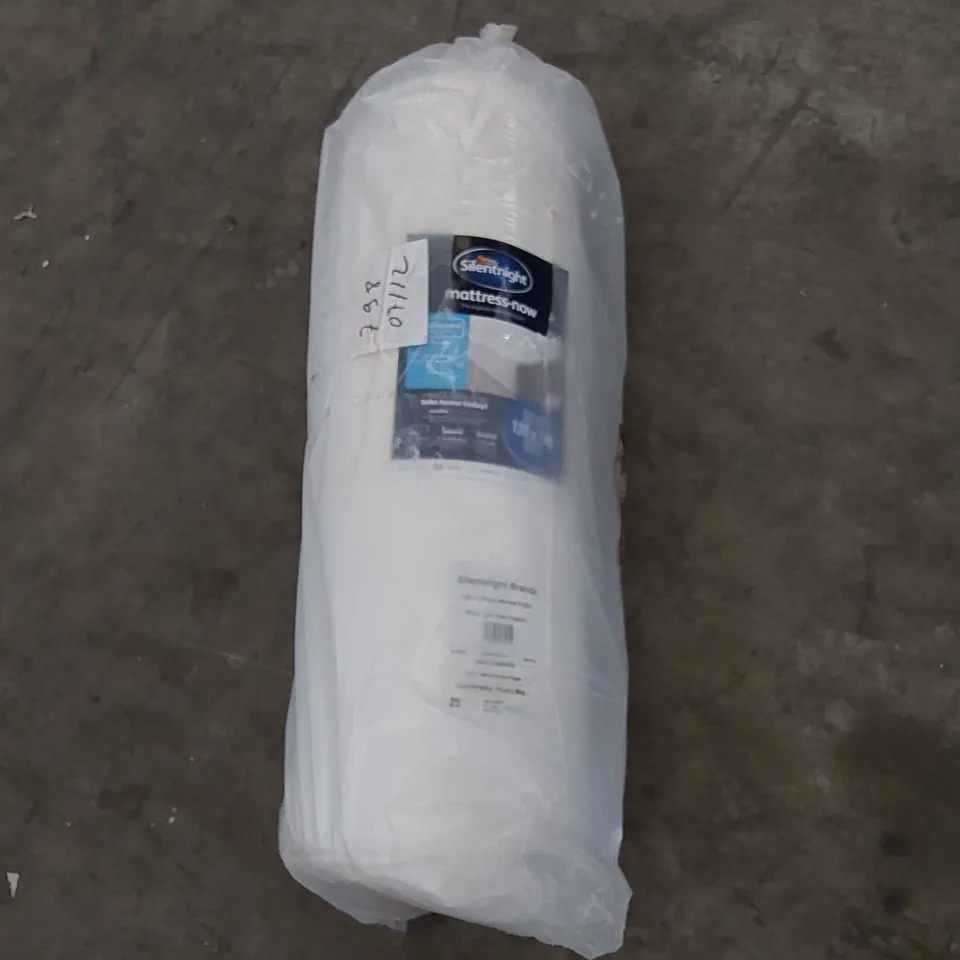 QUALITY BAGGED SILENTNIGHT ROLLED 120 X 190CM SMALL DOUBLE MATTRESS 