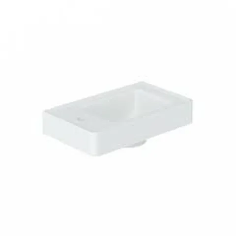 BOXED VADO CAMEO MINERAL CAST 400MM LEFT BASIN - ARCTIC WHITE