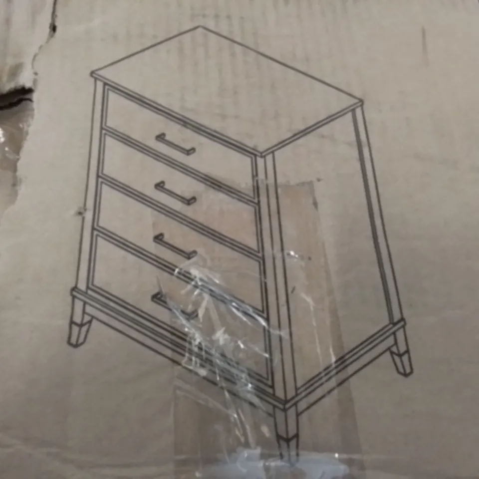 BOXED 4-DRAWER CHEST - 1 BOX