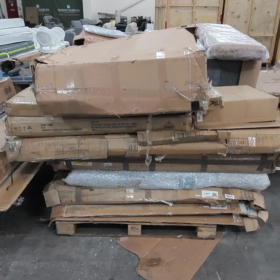 PALLET TO CONTAIN ASSORTED BOXED FURNITURE AND FURNITURE PARTS