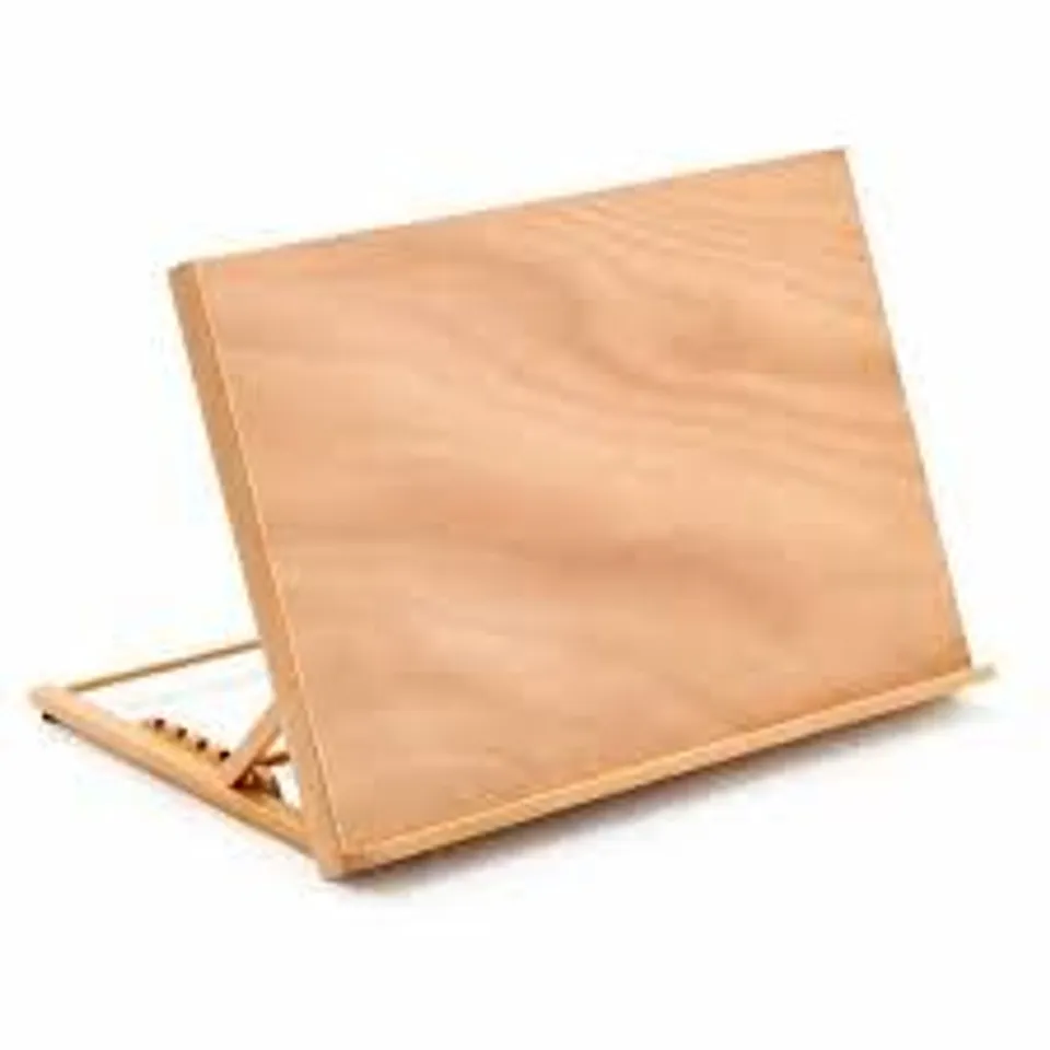 A2 WOODEN DRAWING BOARD TABLE CANVAS WORKSTATION SKETCH EASEL