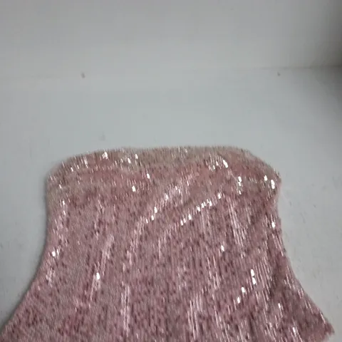 ZARA UK XL PINK SEQUIN TOP – WOMEN'S CLOTHING