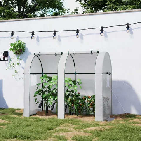 BOXED 6FT WITH × 3FT D HOBBY GREENHOUSE 