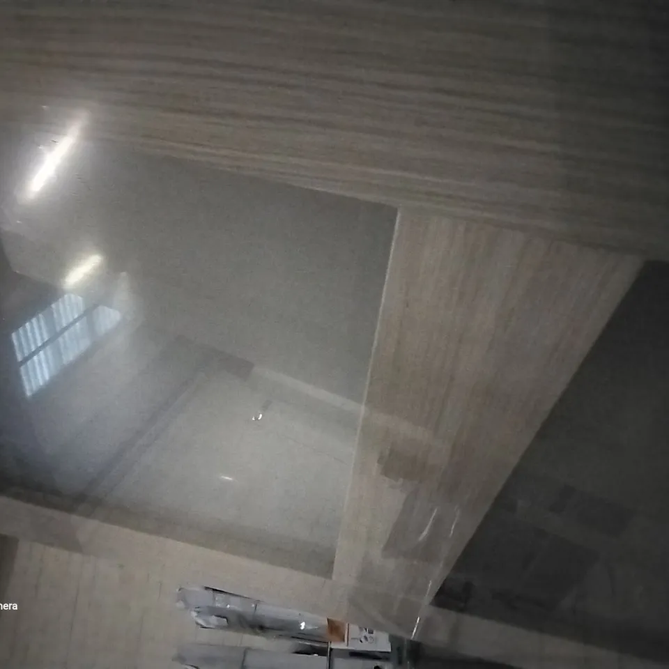 4 PANEL SHAKER OAK VANEER CLEAR GLAZED INTERNAL DOOR 762 × 1981 × 35MM