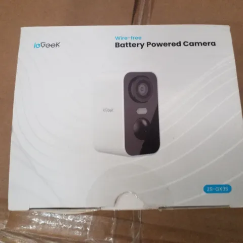 BOXED IOGEEK WIRE-FREE BATTERY POWERED CAMERA