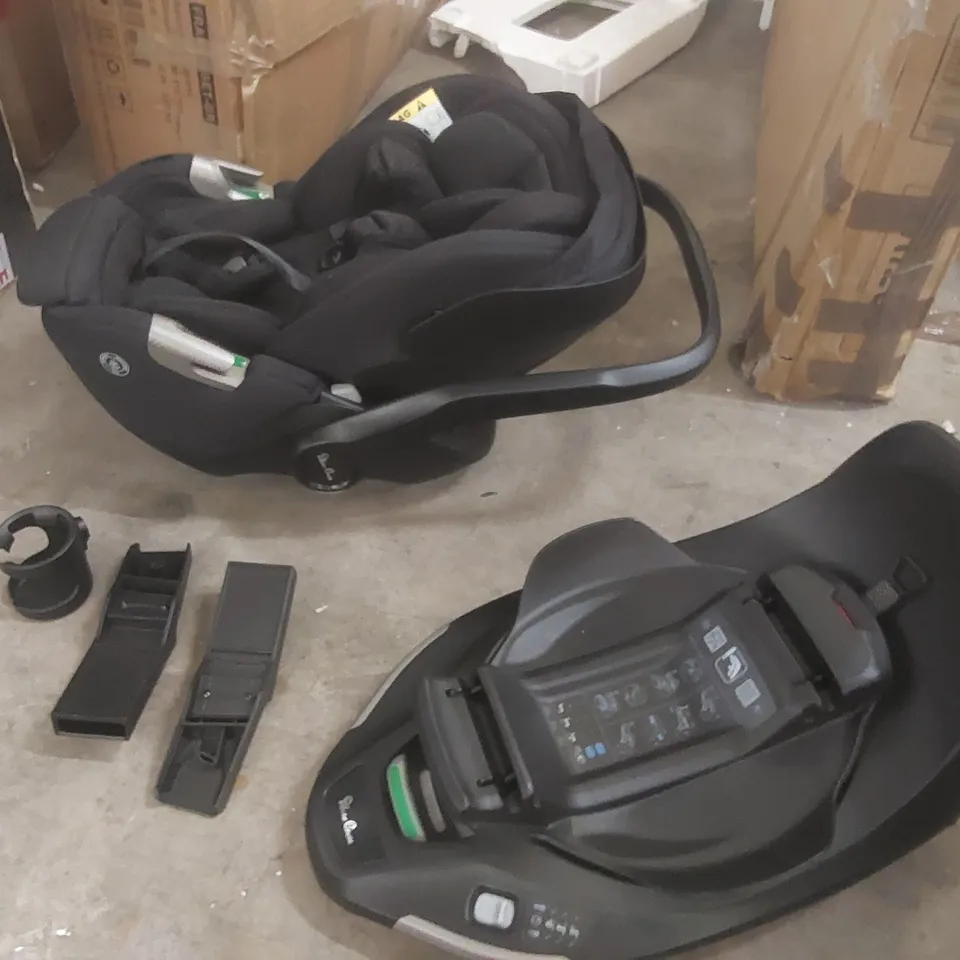 BOXED SILVERCROSS GLIDE PLUS 360 INFANT CAR SEAT & BASE PLUS 360