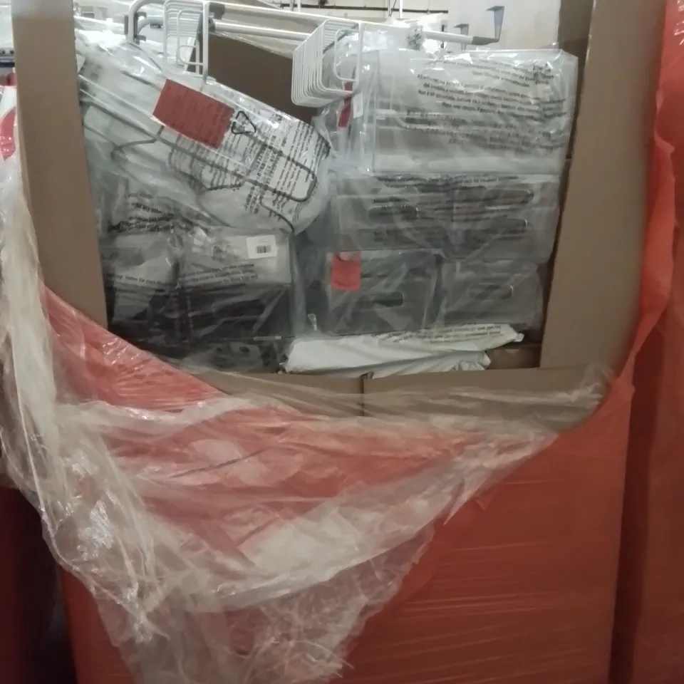 PALLET OF ASSORTED M DESIGN STORAGE & HOUSEHOLD ORGANISER PRODUCTS.