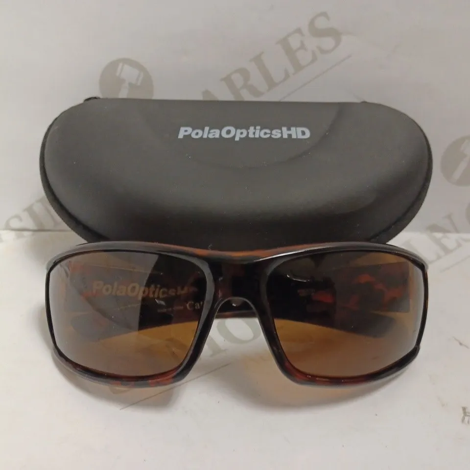 POLAOPTICS HD TORTOISESHELL SUNGLASSES