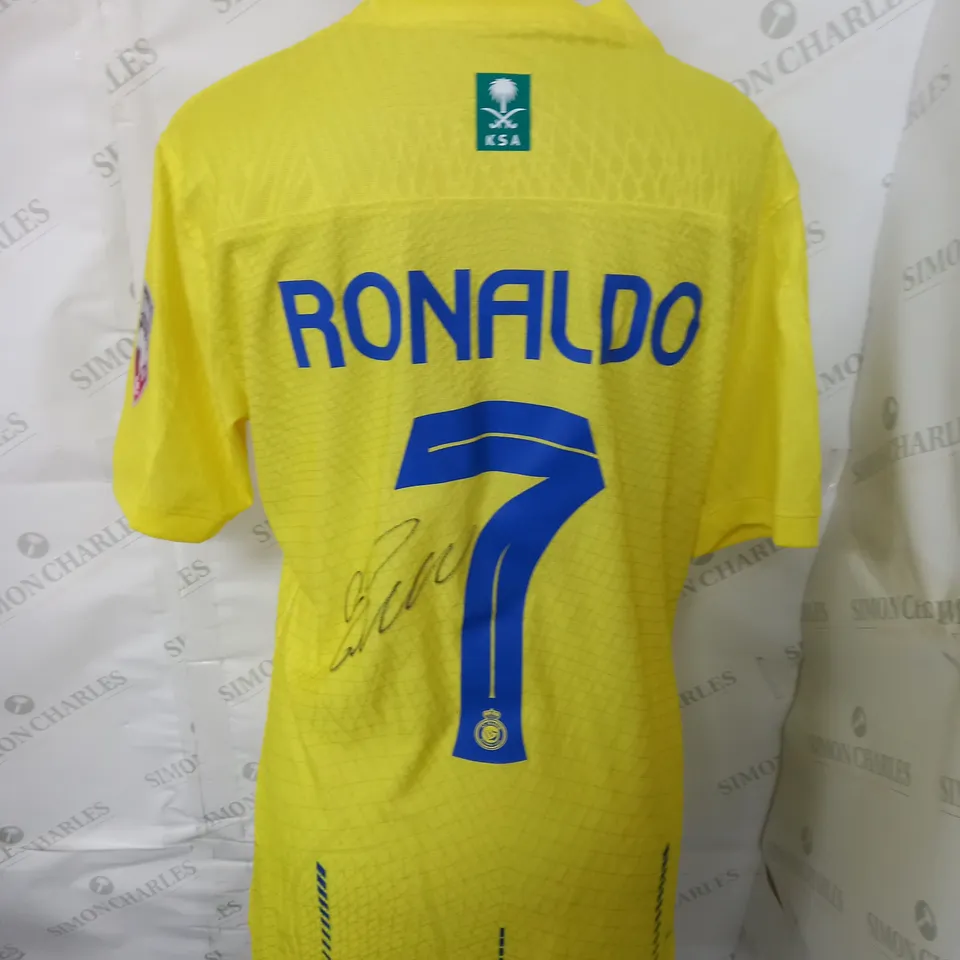 AL NASSR HOME SHIRT WITH RONALDO 7 SIZE M