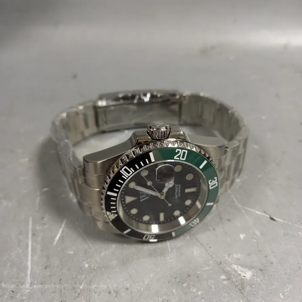 WILLIAM JOURDAIN DIVING WATCH – NH35 AUTOMATIC MOVEMENT – SAPPHIRE CRYSTAL GLASS – 316L STAINLESS STEEL CASE AND STRAP