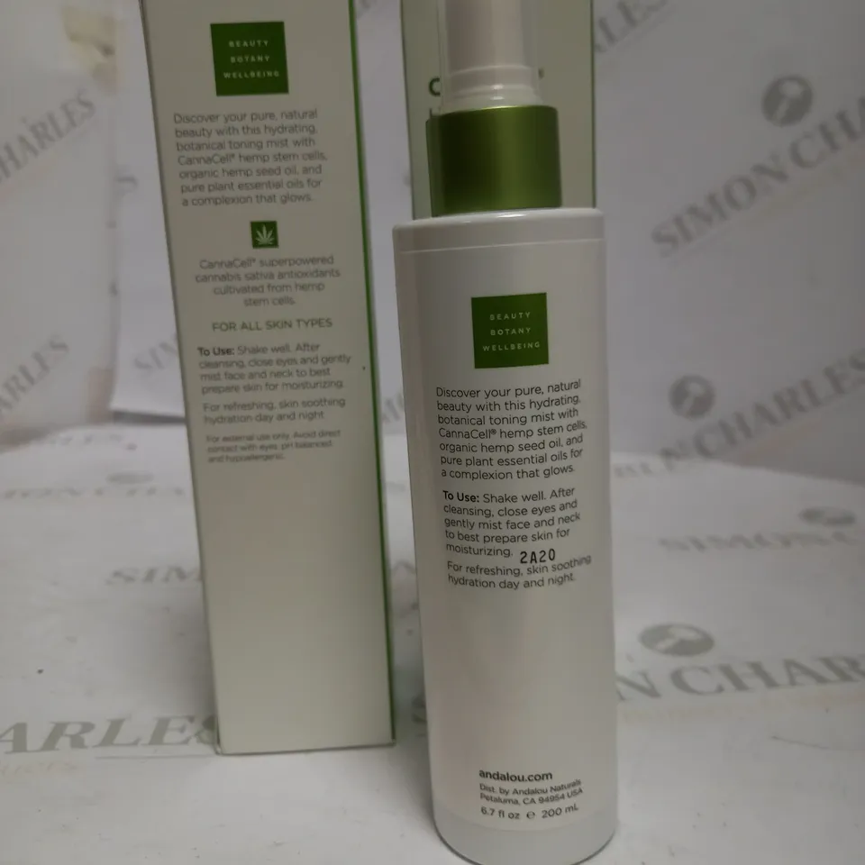 LOT OF TWO CANNA CELL HYDRATING TONER