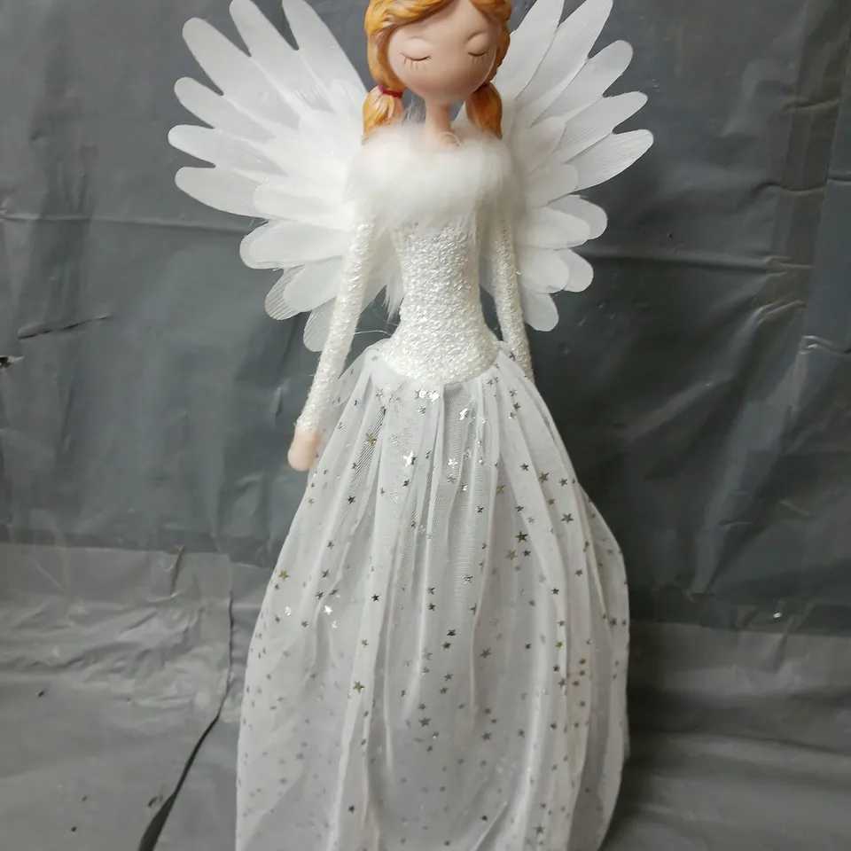 50CM BATTERY OPERATED WHITE ANGEL