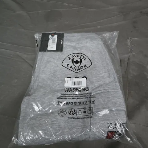 ZAVETTI CANADA GREY JOGGERS - SIZE XL