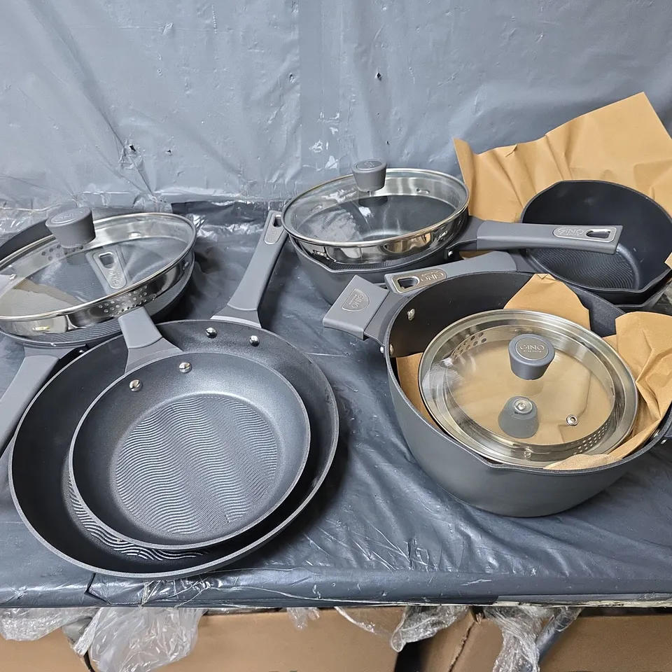 GINO D'CAMPO 7 PC SET IN GREY