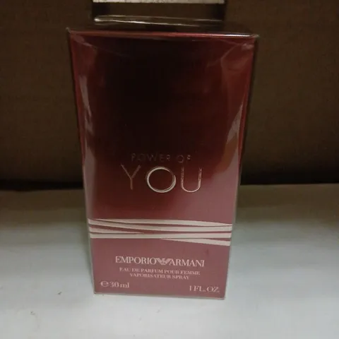 BOXED AND SEALED EMPORIO ARMANI POWER OF YOU EAU DE PARFUM 30ML