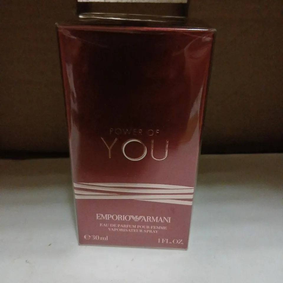 BOXED AND SEALED EMPORIO ARMANI POWER OF YOU EAU DE PARFUM 30ML