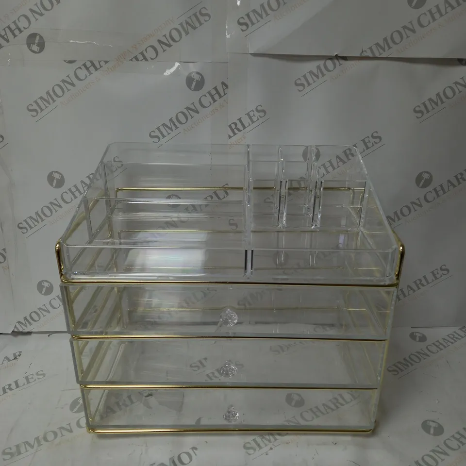 MULTI STORAGE BOX FOR JEWLERY GOLD