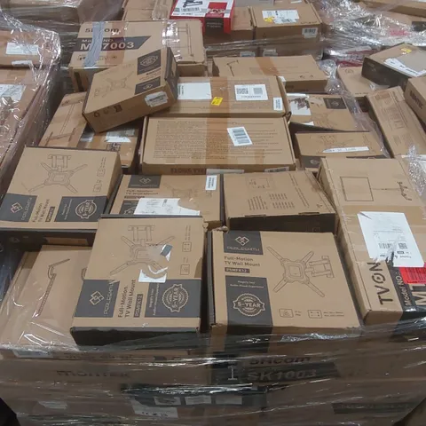 PALLET CONTAINING A VERY LARGE QUANTITY OF ASSORTED TV STANDS/MOUNTS ECT
