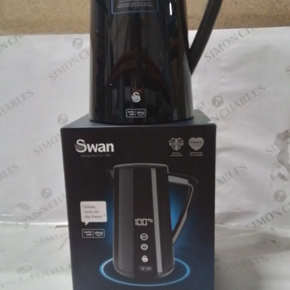 BOXED SWAN 1.5 DIGITAL KETTLE COMPATIBLE WITH ELEXA 