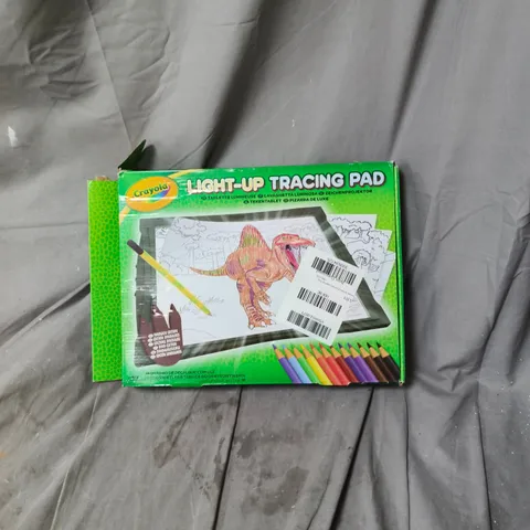 BOXED CRAYOLA DINOSAUR LIGHT-UP TRACING PAD