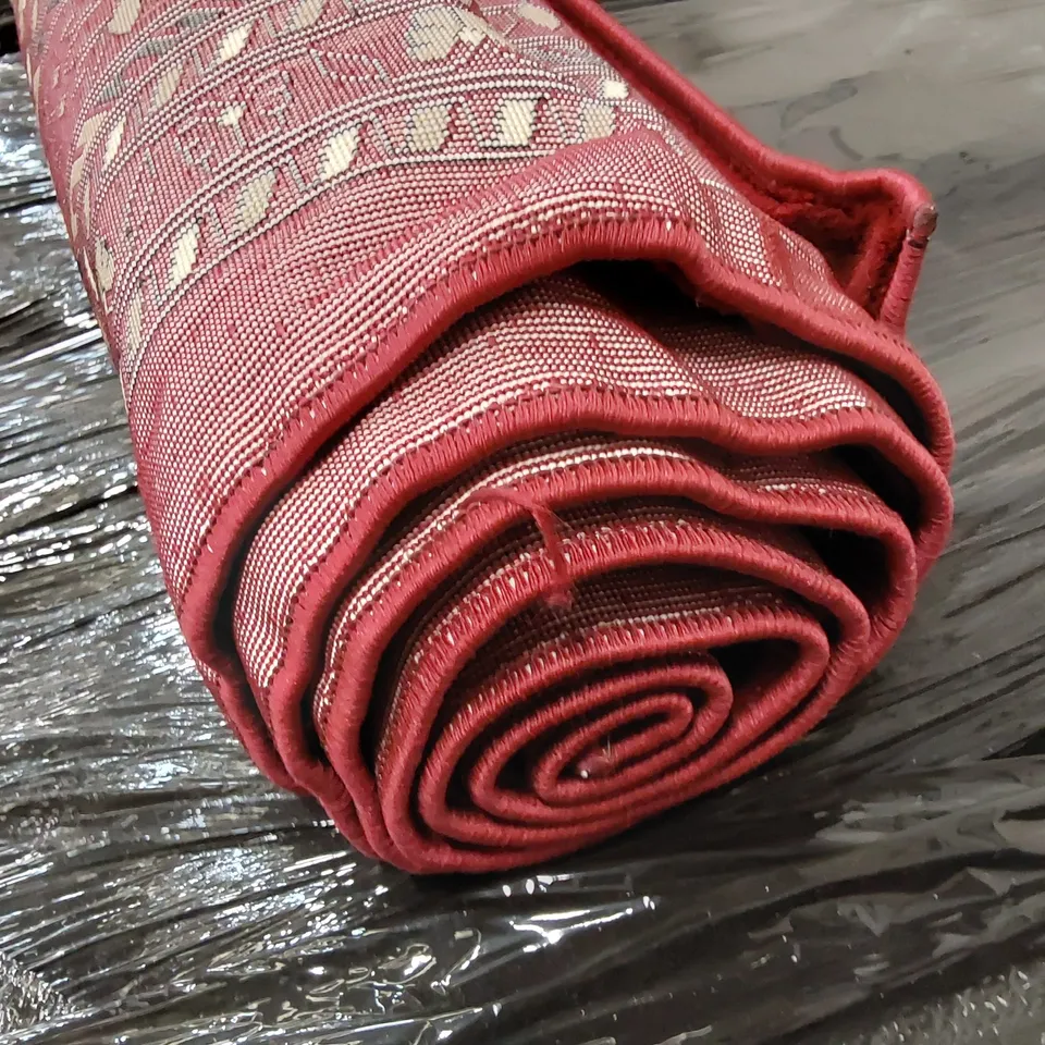 JERICHO PERSIAN MACHINE WOVEN RUG IN RED - 240 X 320CM 