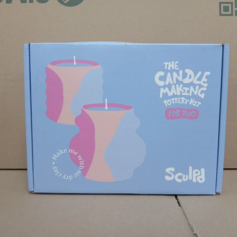 SCULPD THE CANDLE MAKING POTTERY KIT FOR TWO