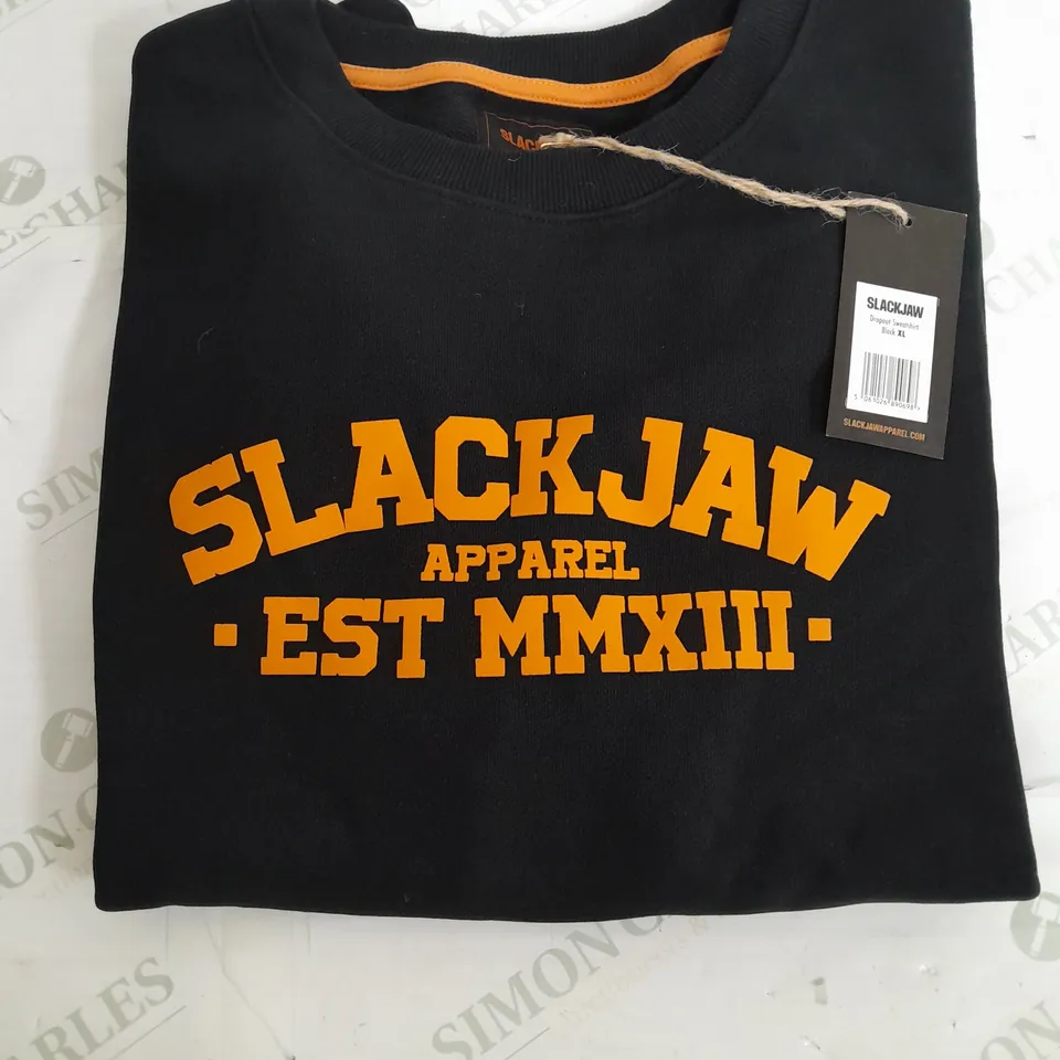 SLACKJAW GROPOUT SWEATSHIRT IN BLACK - XL