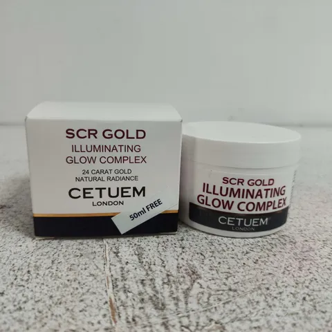 BOXED CETUEM LONDON SCR GOLD ILLUMINATING GLOW COMPLEX (50ML)