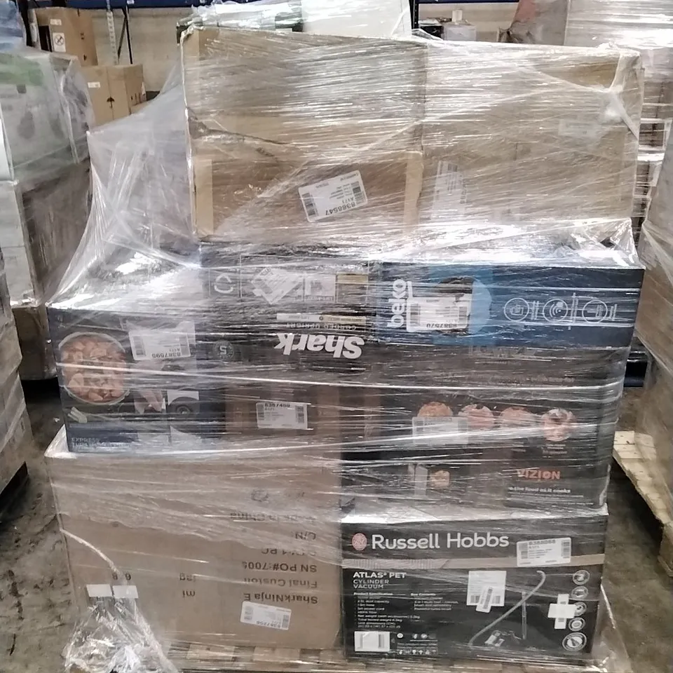 PALLET OF APPROXIMATELY 18 UNPROCESSED RAW RETURN HOUSEHOLD AND ELECTRICAL GOODS TO INCLUDE;