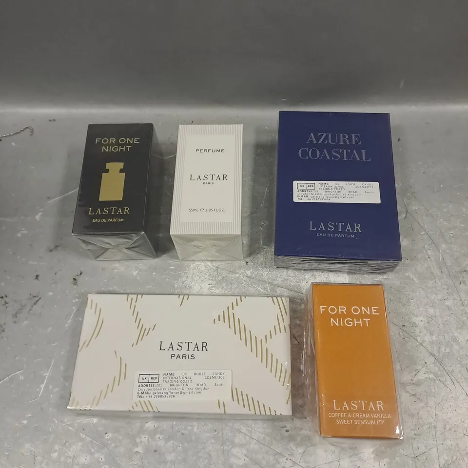 LASTAR APPROXIMATELY 15 ASSORTED SEALED FRAGRANCES TO INCLUDE - PERFUME - AZURE COASTAL - FOR ONE NIGHT - COLLECTION ONLY