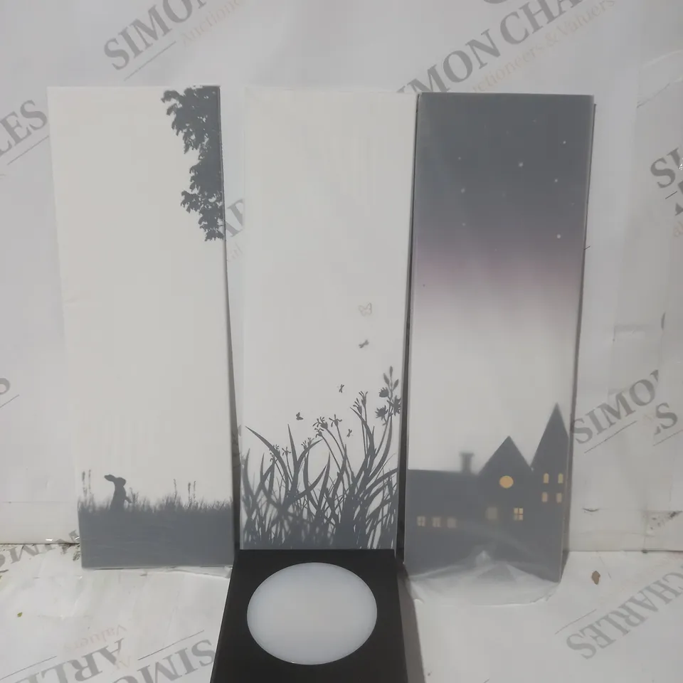 BOXED LUXA SHADOW LAMP WITH 3 SLEEVE DESIGNS