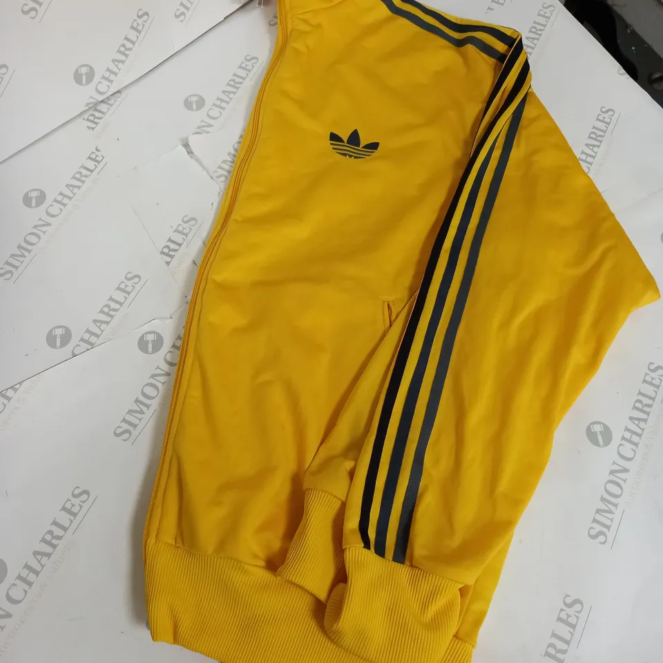 ADIDAS ADICOLOR FIREBALL TRACKSUIT - PURE YELLOW - PANTS XL, JACKET 2XL 