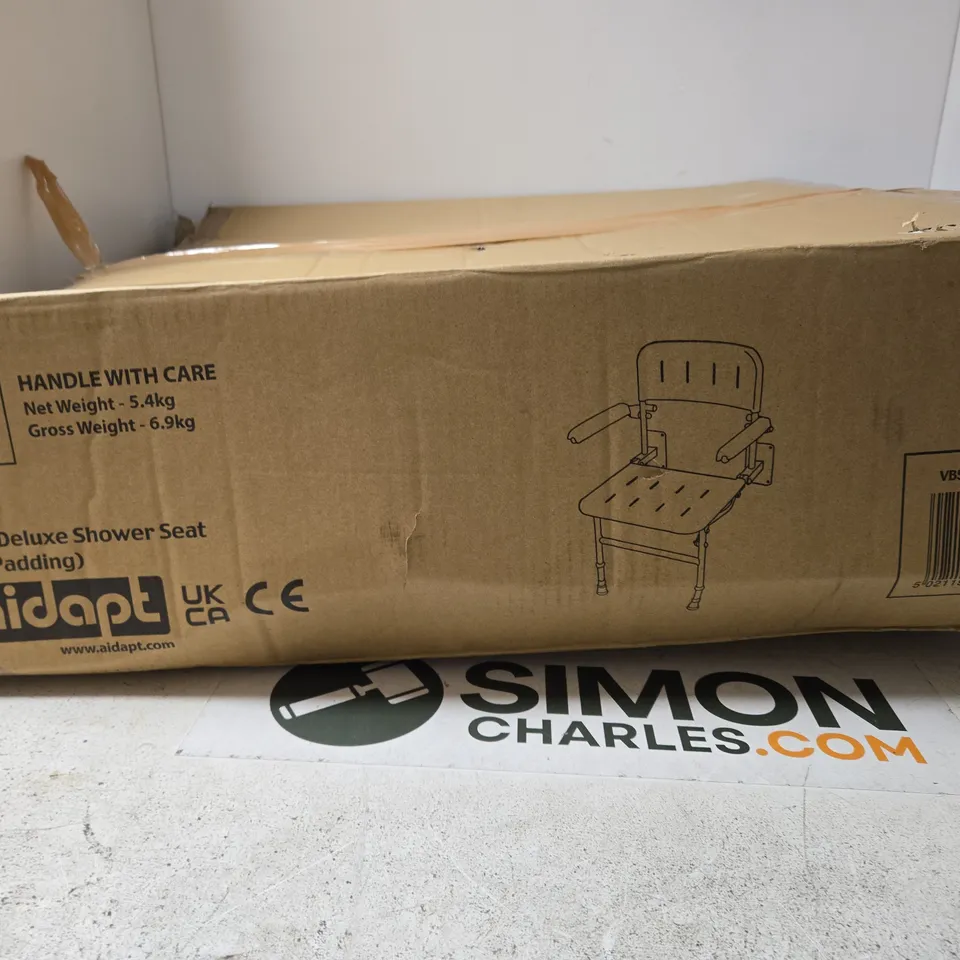 AIDAPT SOLO DELUXE SHOWER SEAT (NO PADDING)