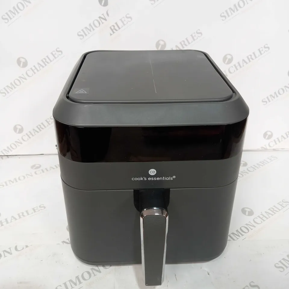 COOK'S ESSENTIALS 5.8L AIR FRYER IN SLATE GREY