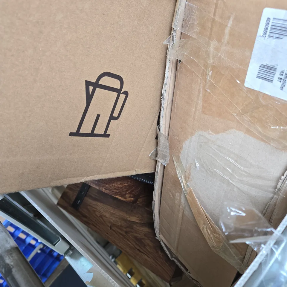 CAGE OF FOUR ASSORTED HOUSEHOLD ITEMS 