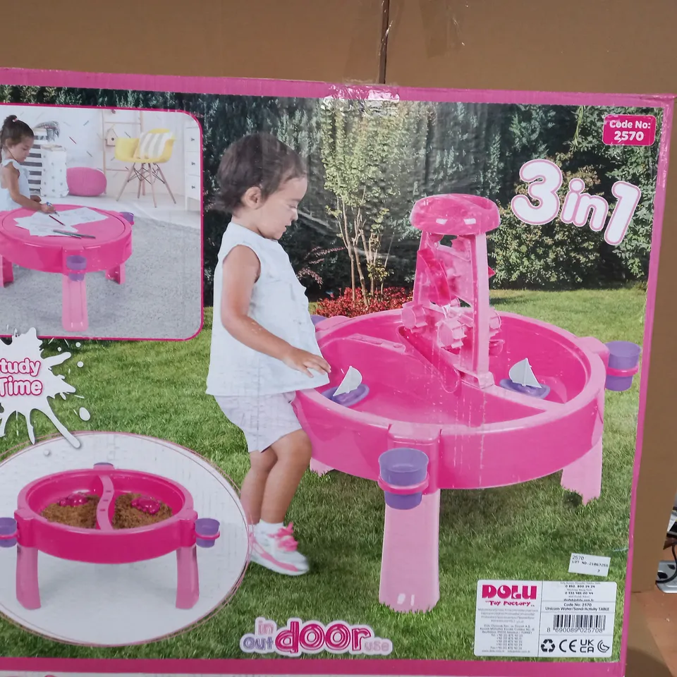 DOLU UNICON WATER AND SAND ACVTIVITY TABLE  RRP £44.99